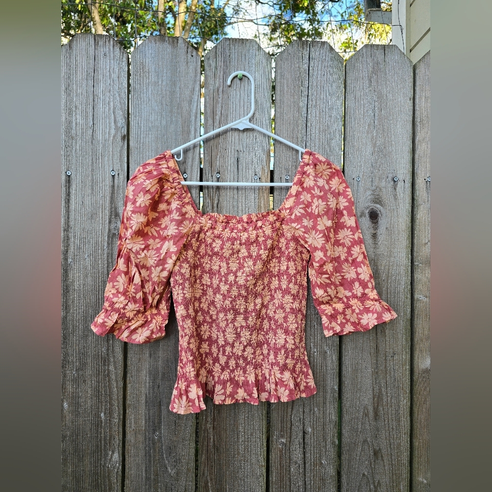 NWT GAP Floral Blouse